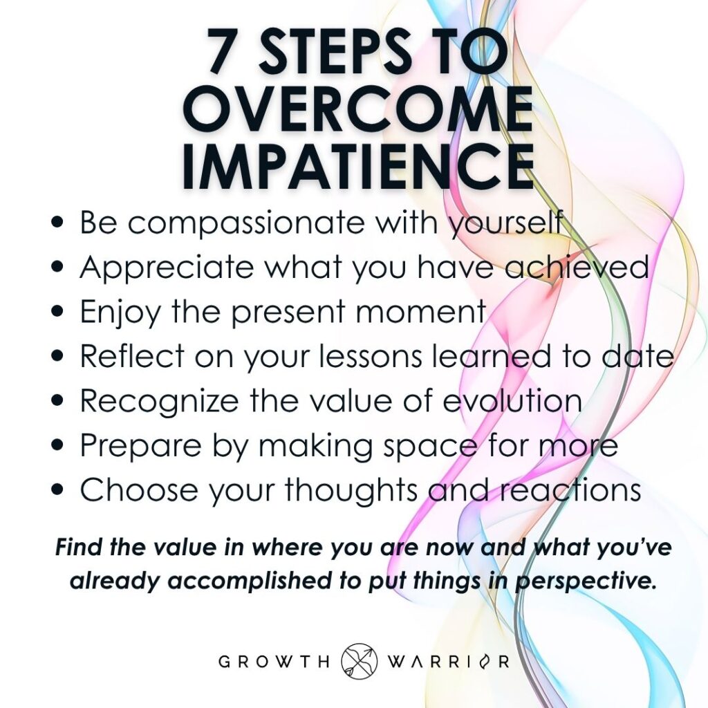 7 steps to overcome impatience